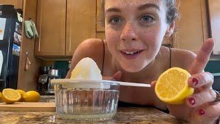 ASMR Making Lemonade for my Fiancé 