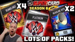 RUMBLING FUSIONS, ROYAL RUMBLE PLATINUM PACK + MORE! Noology WWE SuperCard Season 6!