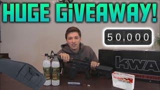 [OVER!!!] HUGE AIRSOFT GIVEAWAY!!! | 50,000 SUBSCRIBER SPECIAL!!!