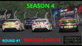 BTCC - 'SEASON #4` ROUND 1  BRANDS HATCH (INDY/GP) LAYOUTS WITH JIMMY CODGER