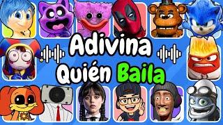 ¡ADIVINA 19 BAILES!¿Quién Baila Mejor?Deadpool️Kissy Missy Contigo🩷SonicMapache PedroCatnap