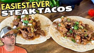 Quick and Easy Steak Tacos with a Homemade Griddle Salsa - Keeping it SIMPLE!