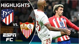  LATE WINNER & VAR DRAMA!  Atletico Madrid vs. Sevilla | Copa Del Rey Highlights | ESPN FC