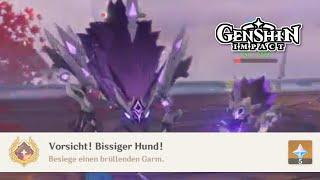 Genshin Impact - Errungenschaft: Vorsicht! Bissiger Hund! Besiege einen brüllenden Garm.