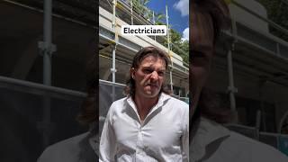 The cyclist of the jobsite #electrician #work #tradie #building #jobsite #aussie #bogan #skit