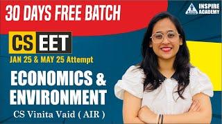 FREE CSEET | ECONOMICS LEC.4 | BY CS Vinita Vaid (AIR) | 30 Days Batch | JAN 25 & MAY 25 Exam