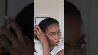 5 minutes 4c hairstyle!! #hairstyle #howtostylenaturalhair #blackwomenhairstyles