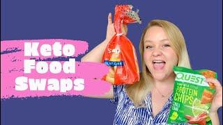 4 HEALTHY FOOD SWAPS | EASY KETO LIFE HACKS