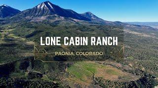 Colorado Mountain Mule Deer Hunting Ranch with Log Home for Sale