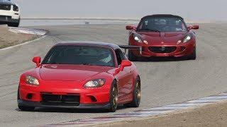 Honda S2000 vs Lotus Elise | Buttonwillow 13cw