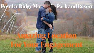 A Really Great Spot for An Engagement Shoot: Powder Ridge Mountain Park and Resort