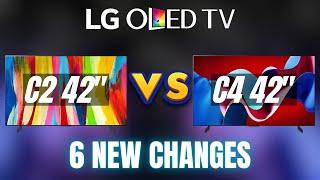 Which to Buy? LG 42" TVs: OLED EVO C2 vs. C4 | Side-by-side Comparison