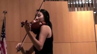 Haeji Kim, Wieniawski Concerto No 1, F # minor, Op.14, first movement