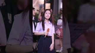 PingPing Rasarin x Fabfilter 'บานปลาย' 4K Fancam|Siam square Walking Street 241019