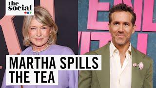 Martha Stewart Says Ryan Reynolds Is “Not So Funny” IRL | The Social