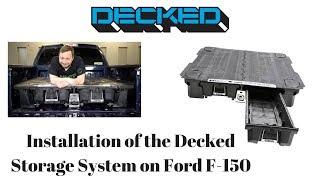 Installation of the Decked Storage System on Ford F-150