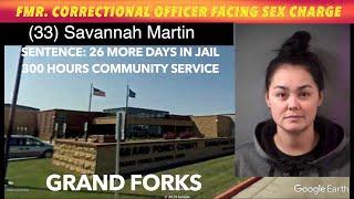 Former Grand Forks Corrections Officer Sentenced For Sex Acts With Inmate & Delivery Of THC