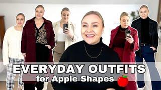 WHAT I WORE IN A WEEK | plus size outfit inspiration for apple shapes