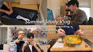 College Prep Vlog  packing, math studies, and goodbyes...