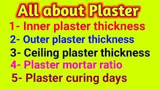 All about plaster contraction