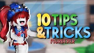 10 TIPS and TRICKS for when you are MURDERER in MURDER MYSTERY 2