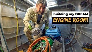 Building My Own DREAM Engine Room (Aluminum Catamaran Build Pt. 27)