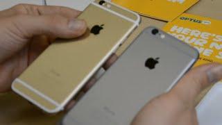 iPhone 6 Unboxing 128Gb Gold & Space Grey / Comparison