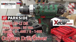 # 84 - Cordless drill / driver PARKSIDE PABS 20- LI D5 from Lidl