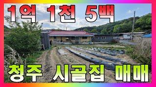 청주 시골 주택 매매 / 주변 혐오시설 없는 작은 시골 농가주택 #시골집 #시골주택 #청주주택매매