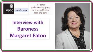 APPG Men&Boys: Interview with Baroness Margaret Eaton