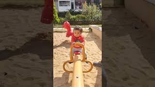 #youtubeshorts #babyshorts #shorts #babyboy #baby playing on seesaw 