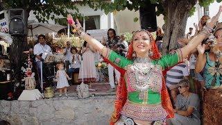 Spanish dancer performs to a Rajasthani song -  #MaatiBaani LIVE AT IBIZA | San Juan Market |