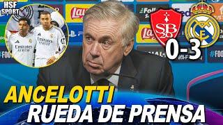 Rueda de prensa CARLO ANCELOTTI post partido BRESTOIS 0 REAL MADRID 3 - Champions League