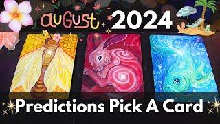 PICK A CARD  AUGUST 2024 PREDICTIONS ️