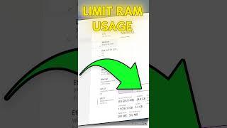 Limit RAM Usage on Windows 11  #windows11tutorial  #windowstricks #ram #windows11 #windows11guide