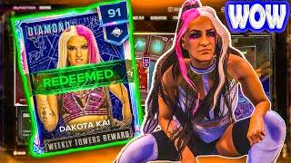 OH MY..... Diamond "Dakota Kai" In WWE2K24 My Faction