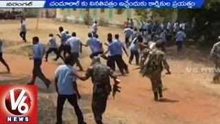 Minister Chandulal visit to 57th Governing Body meet of ITDA turns into war zone (08-04-2015)