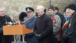 Ioan Boila, Dezvelire statuie Iuliu Maniu, Cluj Ian 2019