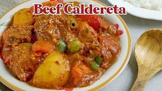 Beef Caldereta | Kalderetang Baka