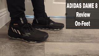 Adidas Dame 8 Damian Lillard Signature Shoe Review & On Feet  2023 HD 1080p