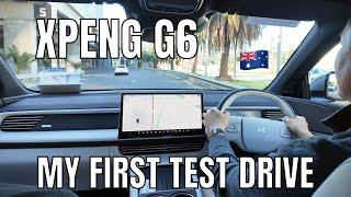 RHD XPENG G6 Australia Test Drive and Infotainment Screen Walkthrough