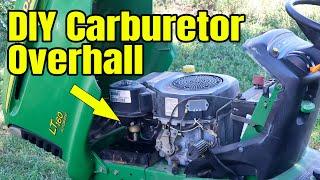 How to Clean and Rebuild your Lawn Mower Carburetor | Save Money and Fix Your Own Mower