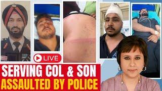 SHOCKING VIDEO I Army Officer's Wife Breaks Down after Husband, Son Thrashed by Punjab Cops I Barkha