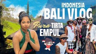 Diving into Bali’s spiritual heart at Pura Tirta Empul! ️