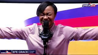 Efe Grace || At Omega Live TV Studio || Efe Grace Powerful Ministration in London