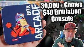 $40 Retro Emulation Console - Arcade Box With Over 30,000 Console & Arcade Games REVIEW!