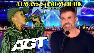 This Filipino kid successfully performs the song ALWAYS SOMEWHERE || AGT2024