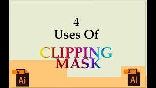 4 Illustrator Clipping Mask Uses You Need To Know I Azeenbasics