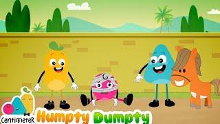 Humpty Dumpty Nursery Rhyme with Lyrics | Preschool Song | Fun English Songs for Toddlers & Kids