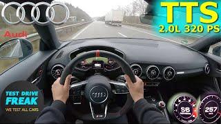 2023 Audi TTS Coupe 320 PS TOP SPEED AUTOBAHN DRIVE POV